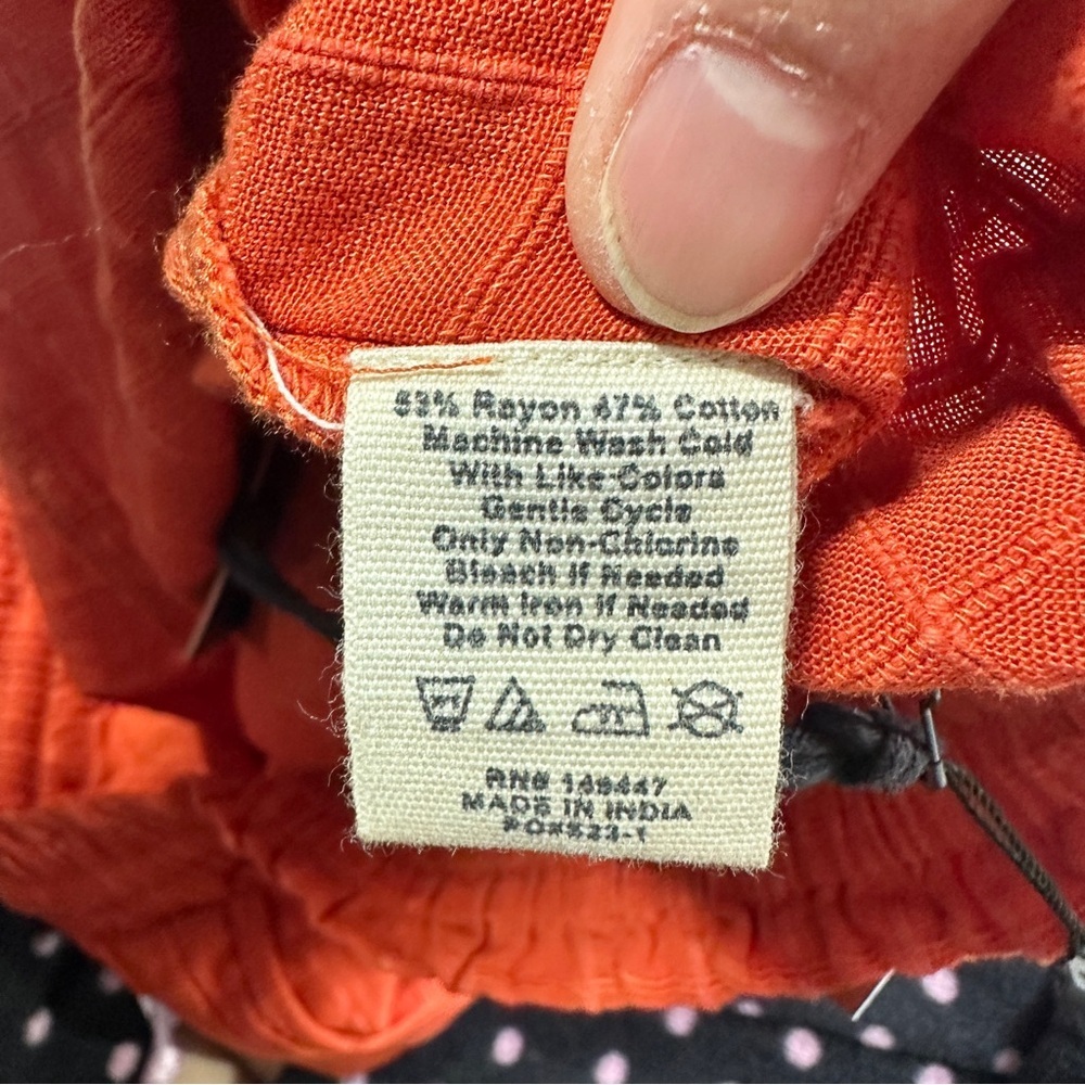 NWT The Normal Brand Women’s Freshwater Paperbag Shorts in Oasis Cayenne Size M - Picture 9 of 13